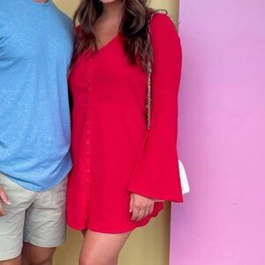 Red Misguided Dress size 8